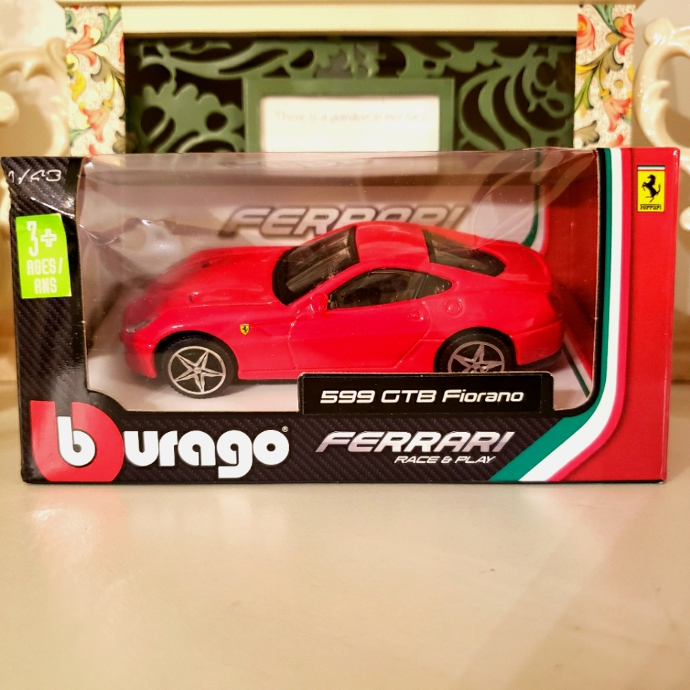 Ferrari cast iron collectable toy.